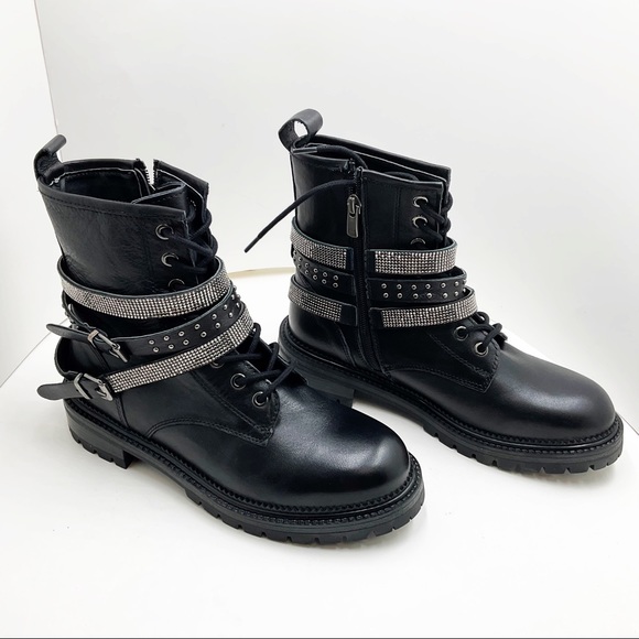 steve madden captain combat boot